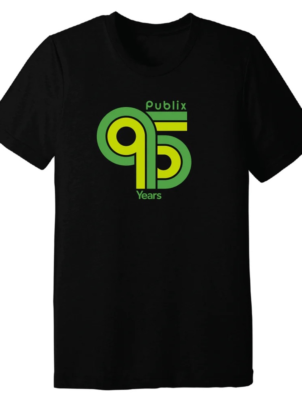 Retro Style Publix 95 Years Black Tee Size M